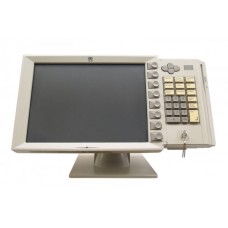 Monitor 15 inch Touchscreen, NCR 5954 Dynakey + cititor de carduri, White, 2 ANI GARANTIE